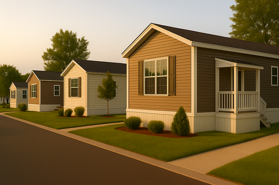 mobile-home-park-row-manufactured-home